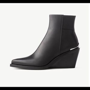 NIB Rag & Bone black Santiago ankle boot size 38/8
